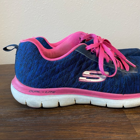 SKECHERS • Dual Lite Athletic Shoes - Size 7 - Picture 3 of 9